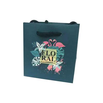 China Online Shopping Recyclable Kraft Paper Custom Gift Small Paper Bags With Your Own Logo for sale