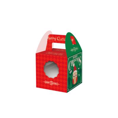 China Hot Sale Recycled Materials Wholesale Thank You Plain Corrugated Gift Apple Fruit Packaging Christmas Eve Boxes for sale