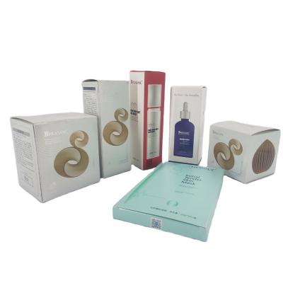 China 2022 Low Product Minimum Package Recyclable Custom Logo Custom Boxes For Cream Cosmetics Box Cosmetic Packaging for sale