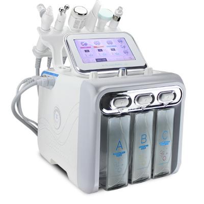 China Skin Tightening 6 in 1 Professional Beauty Equipment Facial Skin Care Microdermabrasion Machine for sale