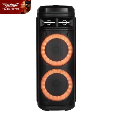 China Portable Dual LED Flashing Light PartyBox 300 High Power TWS Speaker 6.5 Inch Wireless BT Speaker Talking Speakers for sale