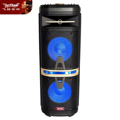 China Feiyang Temeisheng Digita BT Trolley USB TWS Trolley Stage Speaker Portable Wireless Loud Audio System Feiyang Dual 10 Inch Dolby Tweeter Soundbar for sale