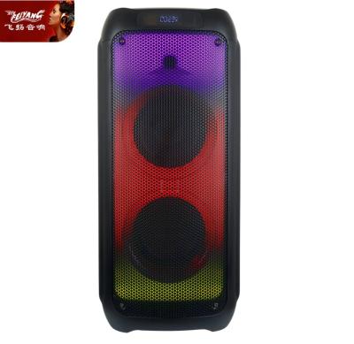 China Digita dolby feiyang dual concert 2022 portable cart usb 10 inch floorstanding loudspeaker BT usb fm PA BT mobile wireless audio system for sale