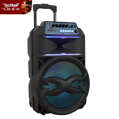 China Digita Dance LED Disco Light 12 Inch Cinema Tower Amplifier Single Wireless Cheap Home Super Bass BT USB Acoustic Loudspeaker for sale