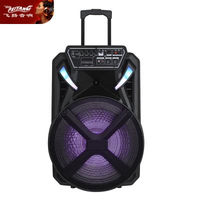 China Hot Selling LED Flashing Light FEIYANG Rechargeable Battery Wireless Portable Speaker DJ Good Sound Music Sound for sale