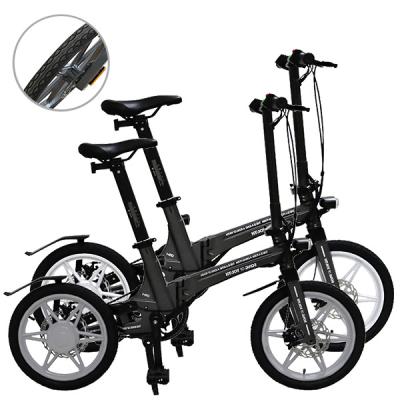 China 36V Street Electric Foldable Bike Adult Folding Electric Bicycle For Lady for sale