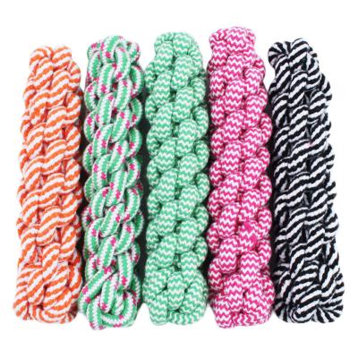 China Free Shipping Hot Sale 21cm Viable Free Shipping Dog Tug Toys Pets Puppy Chew Rope Braided Tug Toy Bait Toys For Pets Dogs Training for sale