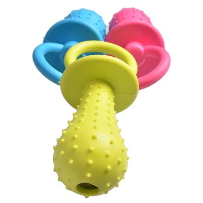 China 1Pc Viable Rubber Nipple Dog Toys For Cleaning Dog Toy Poodles Small Puppy Cat Pet Chew Teether Train Bites Best Dogs Supplies for sale