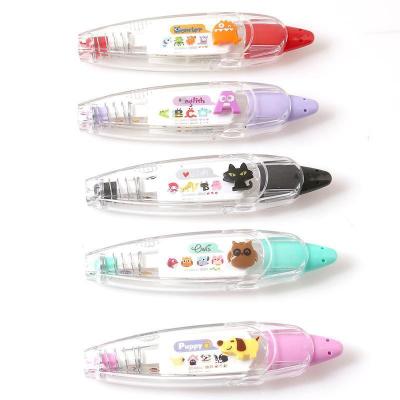 China Masking Pen Masking Pen Material School Material Fita Cetim Deco Rush Papeleria Cinta Correctora Kawaii Pen Correction Tape Cute Cartoon Sweet Decorative Kawaii School for sale