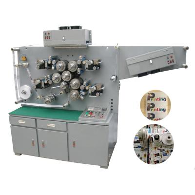 China Factory Easy Operation Automatic Elastic Band Rotary Label Printing Machine For Textile Fabric Polyester Taffeta, Satin Label for sale