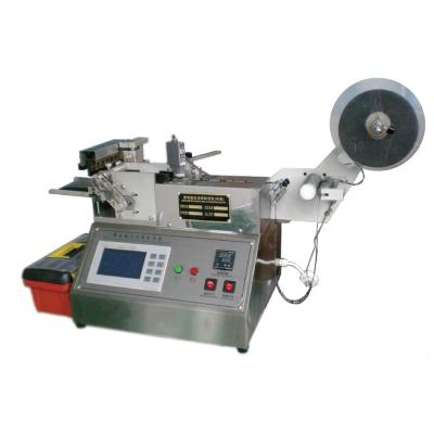 China Factory Automatic Silk Ribbon Label Silk Fabric Sash Label Cutter Ultrasonic Label Cutter for sale