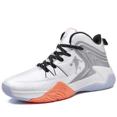 China Men's Basketball Shoes 2021 New Arrival Breathable High Top Men&Women Basketball Shoes Non-slip Lovers Shoes Basketball Sneakers for sale