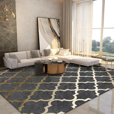 China New Washable Decoration Popular Nordic Printed Blankets For Modern Living Room Floor Carpet for sale