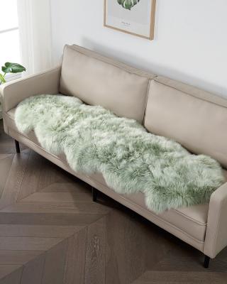 China Sheepskin Anti-Slip Blanket Rug Flooring Suede China Manufacture Fluffy Carpet For Bedroom for sale