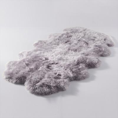 China Anti-Slip Modern Soft Carpet Mat Sheepskin Area Rug And Rugs For Bedroom for sale