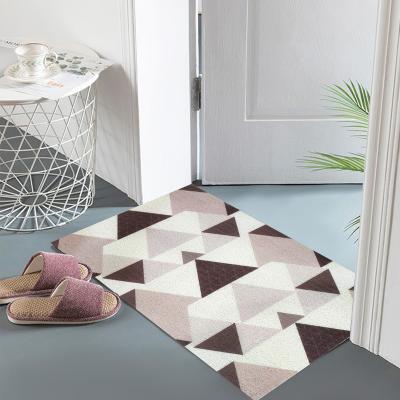 China Yarn Mat Door Mat Washable Reel Printed /pet Mat for sale