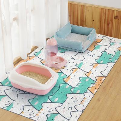 China Viable Can Be Yarn Mat Door Mat Reel Printed Pet Cut Mat for sale