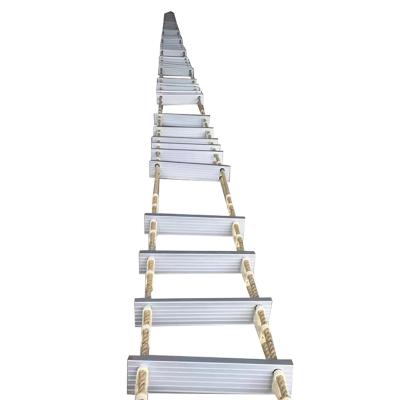 China Aluminum Marine Pilot Rope Step Ladder from marinas for boat for sale