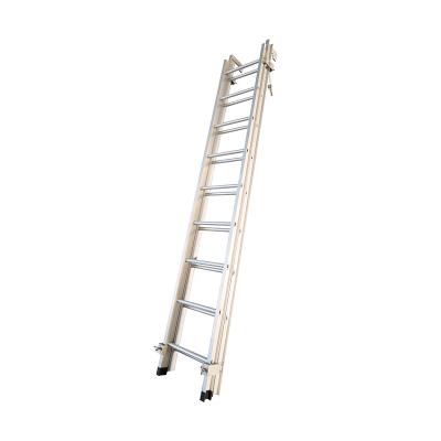 China Lowes Combination Step Home Lightweight Fiberglass Folding Extension Ladder for sale