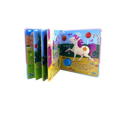 China Children Education High Quality Factory Custom Children Musical Story Sound Book Hardcover boardbook for kids learning for sale