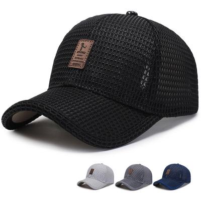 China 2021 COMMON Hot Sale 6 Panel Baseball Hat Mesh Sun Shade Versatile Hats Breathable for sale