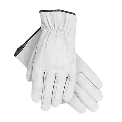 China Durable High Quality Safety Anti-dust Goatskin Work Sleeve Protective Gloves for sale