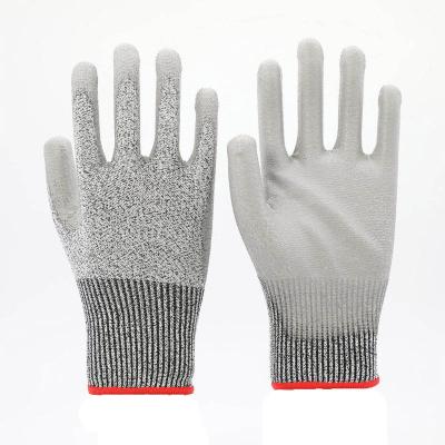 China Glass Handling Level 5 Level C HPPE Liner Cutting Protective Safety Cut Resistant Nitrilo Guantes Guantes Resistentes Work Gloves Cortes for sale