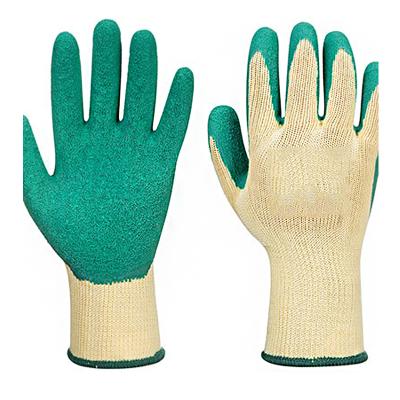 China Durable 21s Ply Latex Coated Safety Industrial Work Gloves for sale