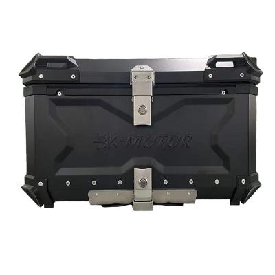 China New Aluminum Alloy BKAluminum Alloy Tail Box100LEmbossed Motorcycle Tail Box Storage Box Large Capacity Storage Box for sale