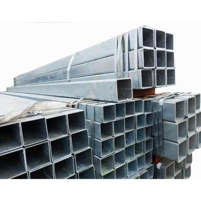 China 50*50 Solar Pre Galvanized Torque 60 X 60 Tolerance 2.5 Inch Galvanized Square Tube for sale