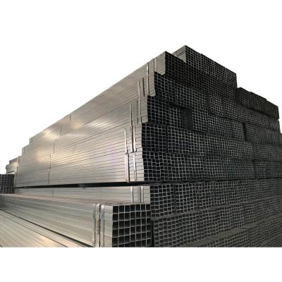 China Tolerance GI Erw Square Steel Pipe Price List Torque Round Tube For Solar Tracker Square Steel Pipe Magnelis Torque Round Square Tube for sale