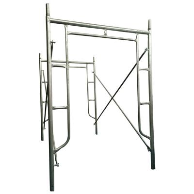 China Industrial Walk-Through Scaffolding Frame One Arch Frame Scaffolding 42 Inch System Dimension for sale