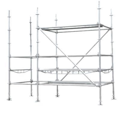 China Material Structure 2021Building Pipe All Round Hot Dip Galvanized Layher Ringlock Scaffolding System For Construction for sale