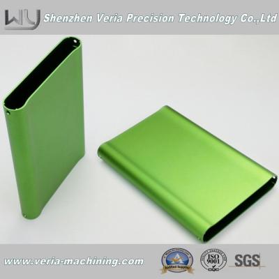 China High Precision Al6061 Aluminum Shell CNC Machining Part / CNC Machine Part Anodized Green for sale