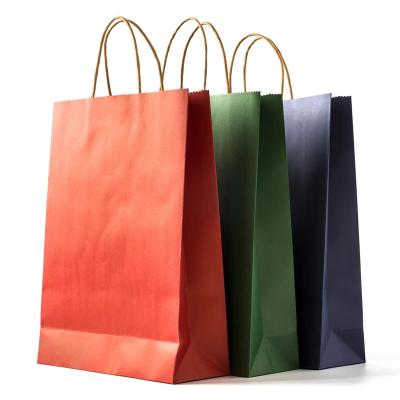 China Recyclable Paper Bag Canada Style Satin Handle PE Coated Washable Paper Shopping Bag for sale