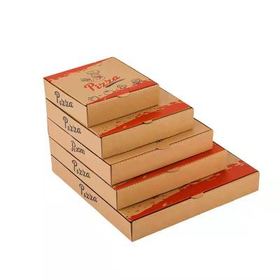 China Factory Recyclable Wholesale Custom Design Food Box Corrugated Paper Pizza Boxes 6-16inch for sale