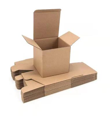 China Customized Logo Recyclable Corrugated Box Mailers Recyclable Cardboard Brown Box For Shipping for sale