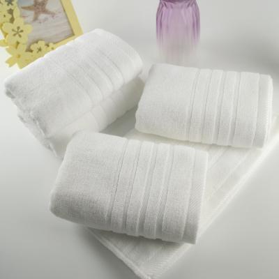 China Hypoallergenic Hotel Towel Set White Custom Logo 100 Cotton Bathroom Face Hand Bath Towels 100% Cotton Linen Set for sale