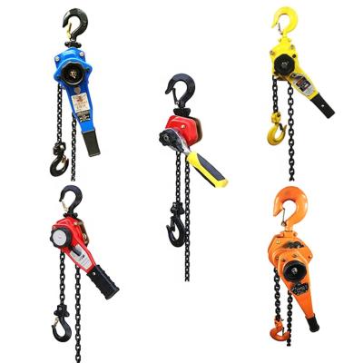 China Hotels 0.5 ton lever block to 9ton lever chain block handle lifting chain hoist for sale