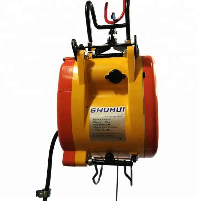 China Hotels Mini S Series M Series Electric Wire Rope Hoist 160 Kg To 500 Kg Price for sale