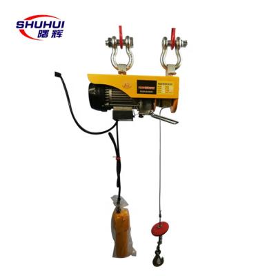 China 220v hotels cheap price portable PA type mini electric hoist with motor for sale