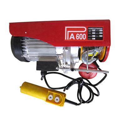 China PA Type Mini Electric Wire Rope Hoist Winch 230v Hotels Hoist for sale