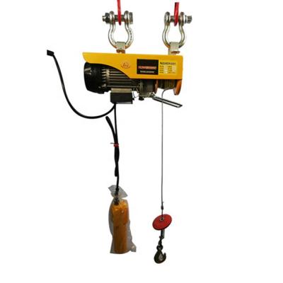 China Best Price Hotels Mini PA Series Electric Wire Rope Hoist 100kgs to 1000kgs for sale