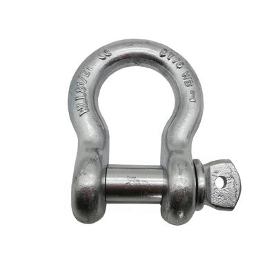 China Heavy Industry Grade D Type Alloy Bolt And Bow Shackle Lifting Shackles for sale