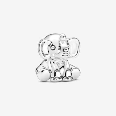 China Fashionable Wholesale Jewelry 925 Sterling Silver Cute Ellie Factory Price The Elephant Charm For Women for sale