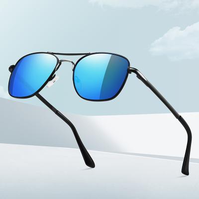 China Fashion Sunglasses 2023 Newest Custom Metal Round Polarized Outdoor Mount Sunglasses Men Sun Glasses for sale