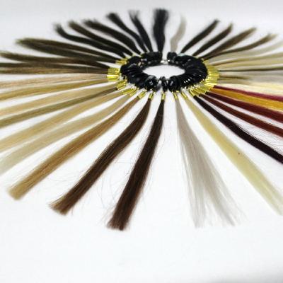 China Full Color Match Hair Colors Ring Hair Extension With Mixed Color Ombre Color for sale