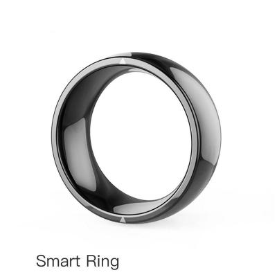 China IP68 Waterproof 2022 New Technology BT Heart Rate Sensor Body Temperature Stainless Steel NFC Smart Ring For iPhone Android for sale