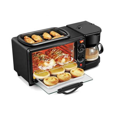 China RV New Design Good Quality Coffee Oven Toaster Frying Pan Automatic 3-in-1 Multifunctional Breakfast Machine for sale