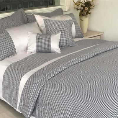 China Gray Waffle Bedspreads Polyester Throw Comforter Home Cozy Bedding Sets for sale